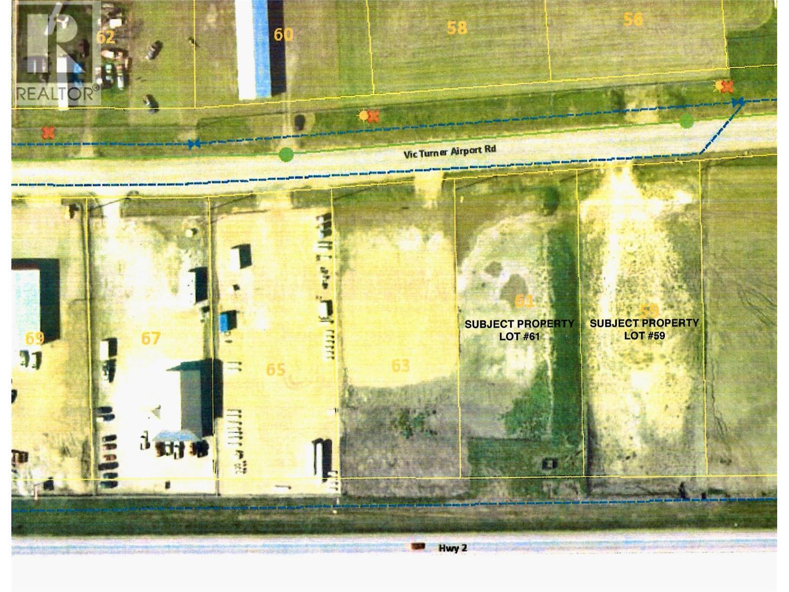 












59 & 61 VIC TURNER AIRPORT Road

,
Dawson Creek,




British Columbia
V1G0G1

