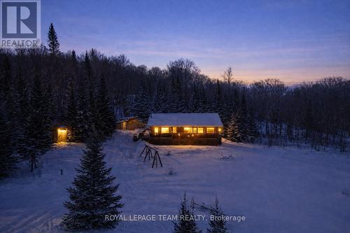 AI staged version of dusk photo