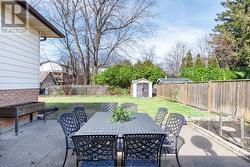 Rear patio - fenced yard