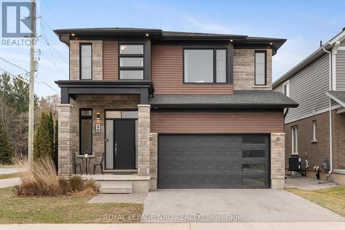 Double driveway & garage.