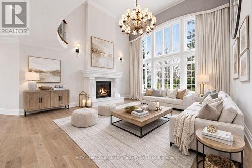 Virtually Staged Living Room-Architectural Windows