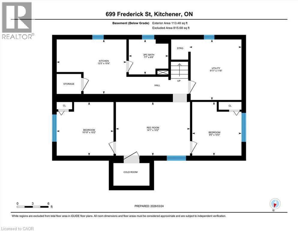 












699 FREDERICK Street

,
Kitchener,




Ontario
N2B2B3

