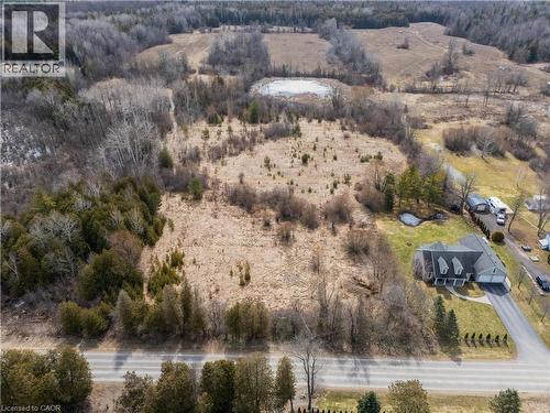 Ariel view of lot and surrounding area