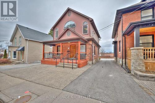 Entrance to parking at the back of the building.