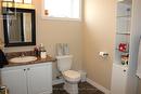 Basement powder room