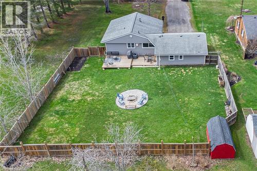 Aerial view of property and surrounding area