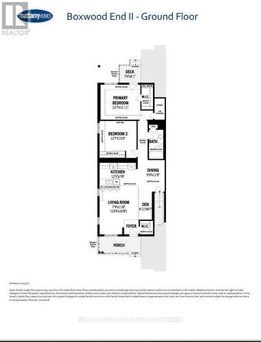 Images provided are to showcase builder finishes.