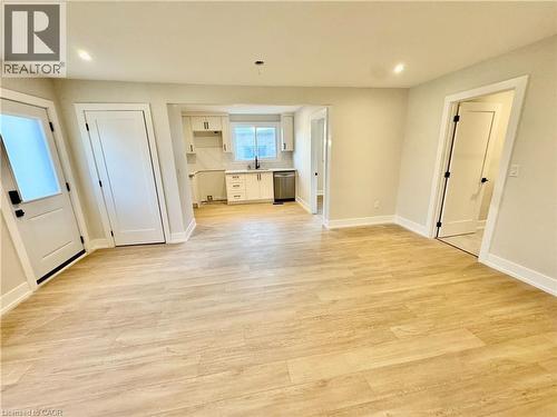 This expansive interior features light-toned flooring and neutral walls