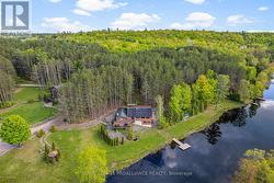 Aerial view of property