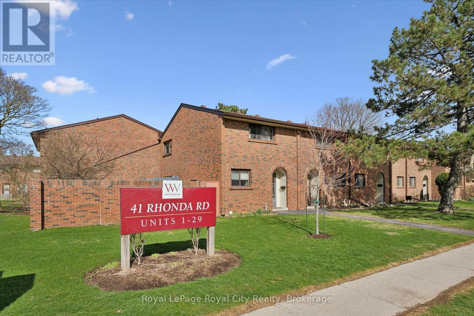 












23 - 41 RHONDA ROAD

,
Guelph (Willow West/Sugarbush/West Acres),




Ontario
N1H6H1

