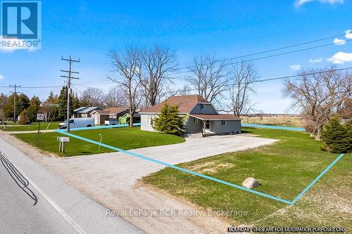 With double wide lot offering excellent exposure.
