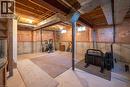 Clean and dry unfinished basement