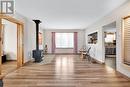 Front House-wood stove