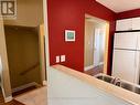 View of kitchen and entrance to basement