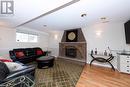 Family Room with gas fireplace