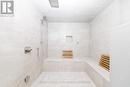 Spacious walk in steam shower