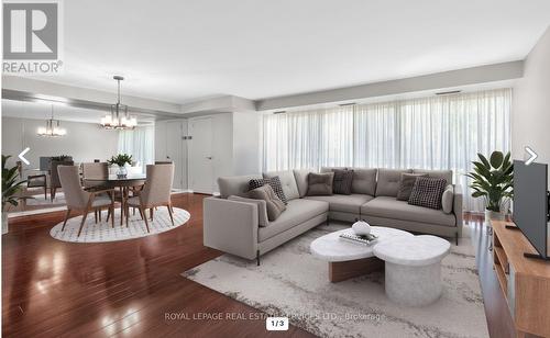 Staged Spacious Living Room