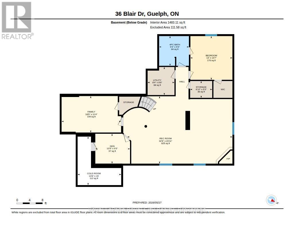 












36 BLAIR DRIVE

,
Guelph (Pineridge/Westminster Woods),




Ontario
N1L1N7


