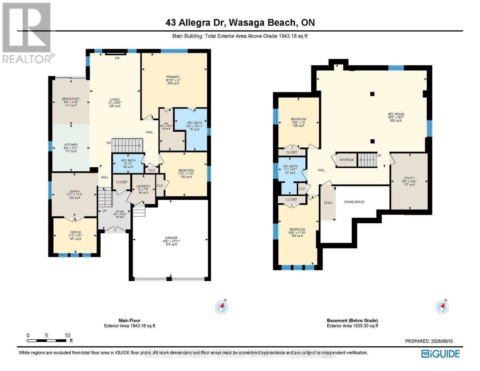 












43 ALLEGRA DRIVE

,
Wasaga Beach,




Ontario
L9Z0H1


