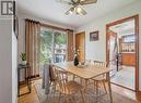 Sliders to rear in Dining Room virtually staged