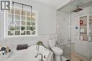 Soaker tub and walk-in shower