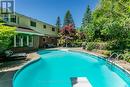 Salt water kidney shaped pool