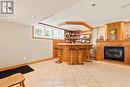 lower level - built in bar with bar fridge