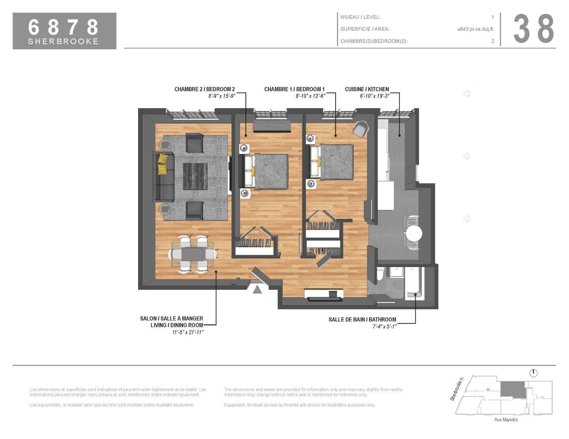 









6878


Rue Sherbrooke O.

, 49,
Montréal (Côte-des-Neiges/Notre-Dame-de-Grâce),




QC
H4B1P7

