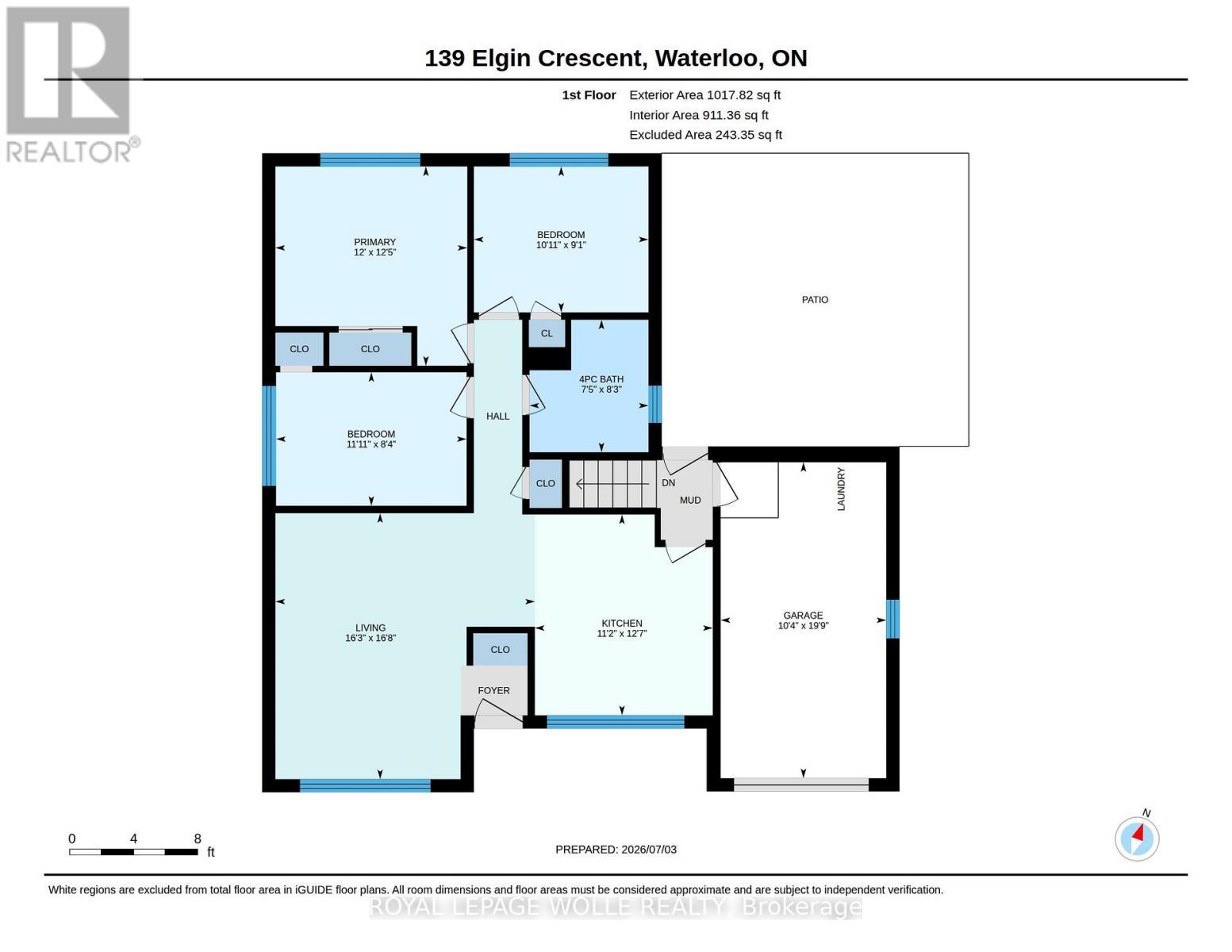 












139 ELGIN CRESCENT

,
Waterloo,




Ontario
N2J2S5

