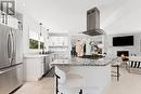 Granite Wrap Around Island