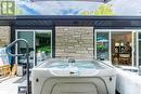 Relax in the new hot tub