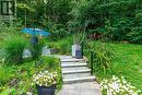 Walkway to upper patio