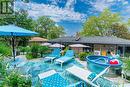 Upper terrace patio with 'cool' pool