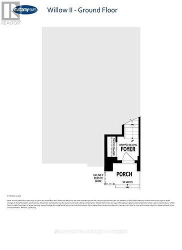 Images provided to showcase builders finishes only
