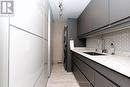 Laundry with built in cabinets