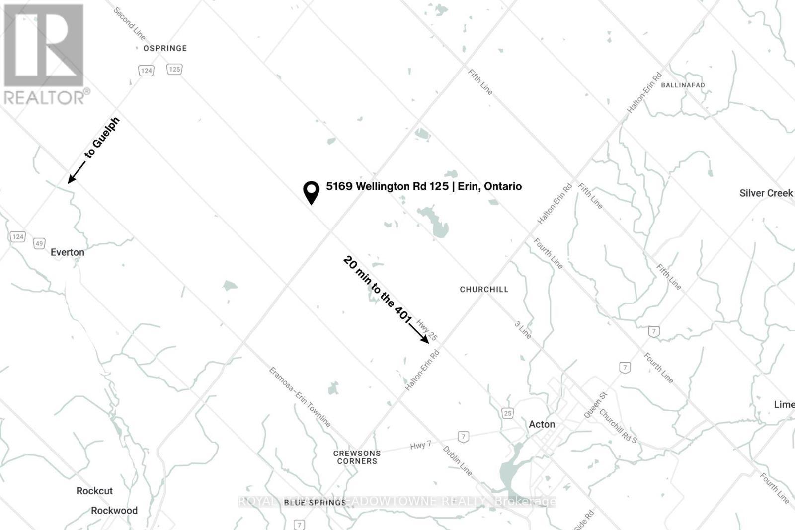 












5169 WELLINGTON 125 ROAD

,
Erin,




Ontario
L7J2L8

