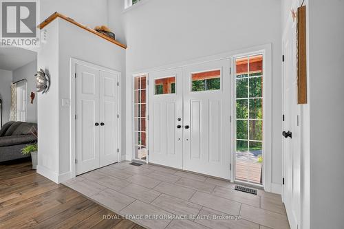 A warm welcoming foyer