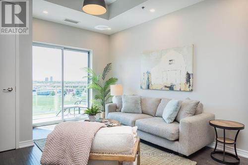 Soaring 10ft ceilings create airy, elevated feel
