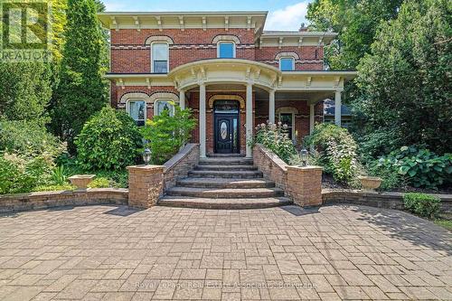 Closer View of Grand Front Entrance
