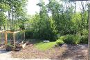 Fenced in garden space. Picture is facing east.
