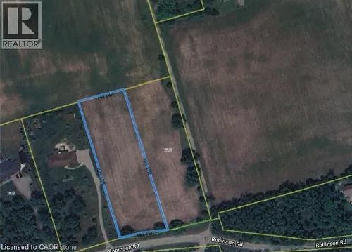 Aerial Property Survey. Outlining the boundaries and dimensions of the property