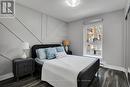 Bedroom 1 with accent wall