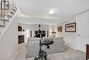 Finished Basement with Gas Fireplace