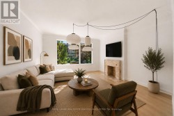 Virtually staged living room