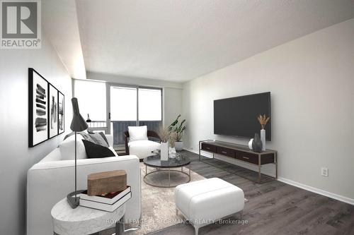 Virtually Staged Living/Dining Area