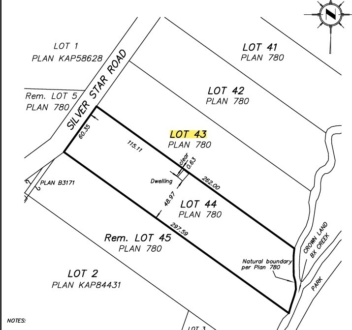 









Lot 43


Silver Star

Road,
Vernon,







BC
V1B 3P7

