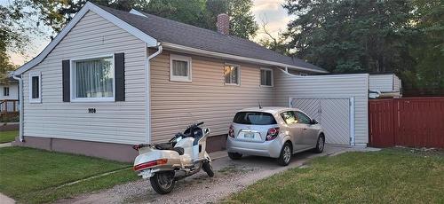 North View of the house with a attached garage