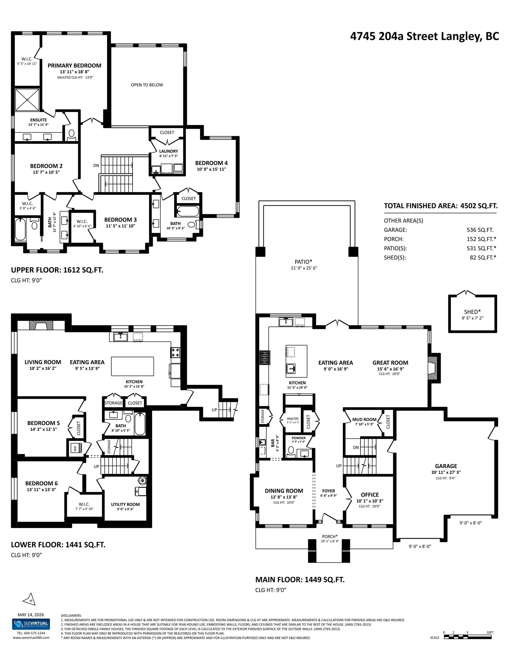 









4745


204a

Street,
Langley,




BC
V3A 0E7

