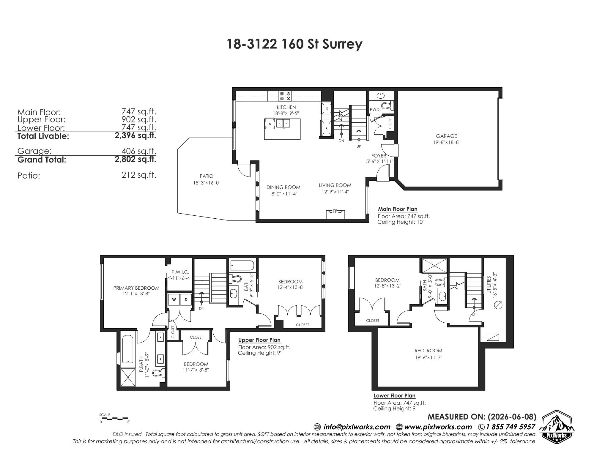 









3122


160

Street, 18,
Surrey,




BC
V3Z 8K5

