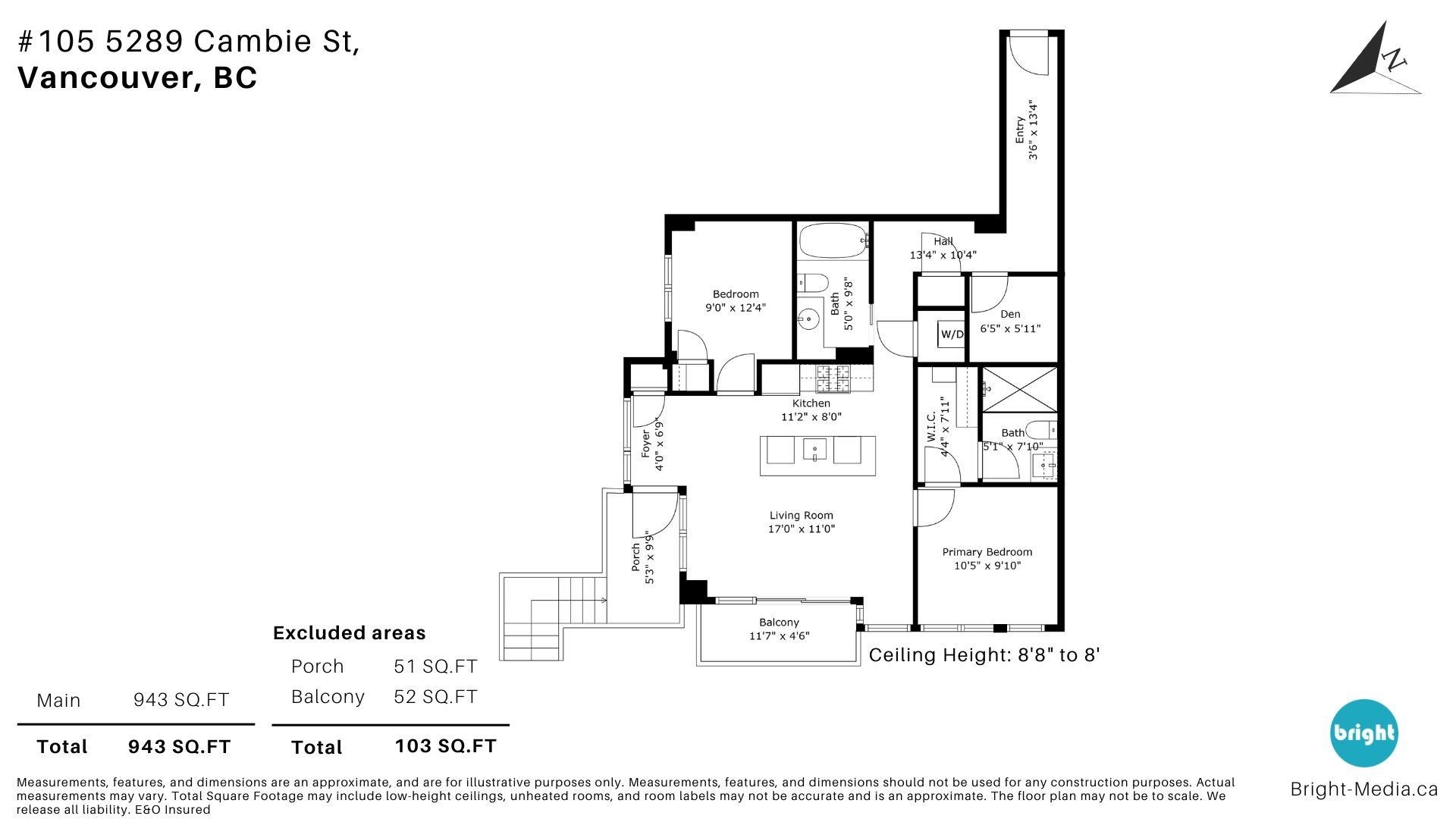 









5289


Cambie

Street, 105,
Vancouver,




BC
V5Z 2Z6

